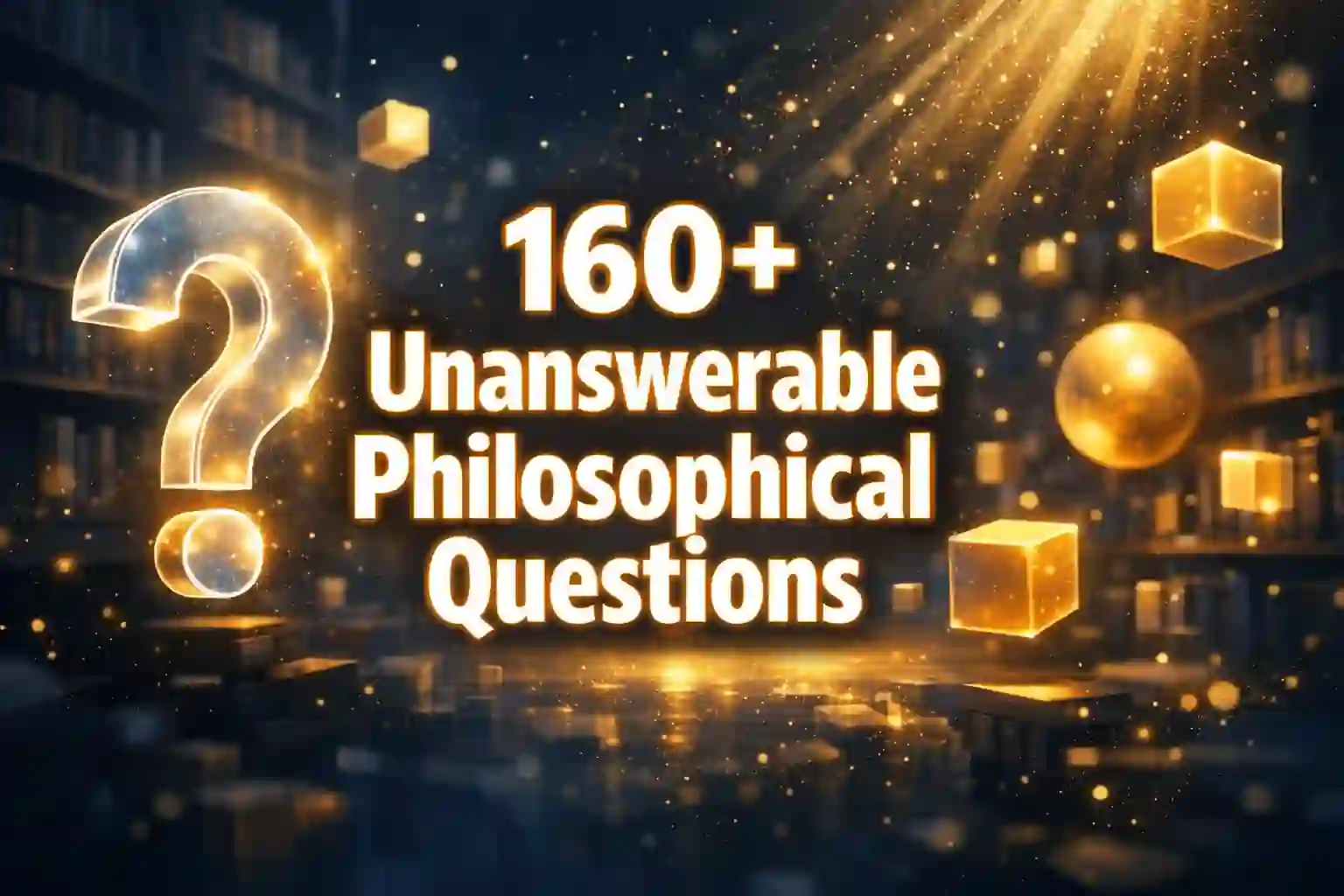 160+ Unanswerable Philosophical Questions