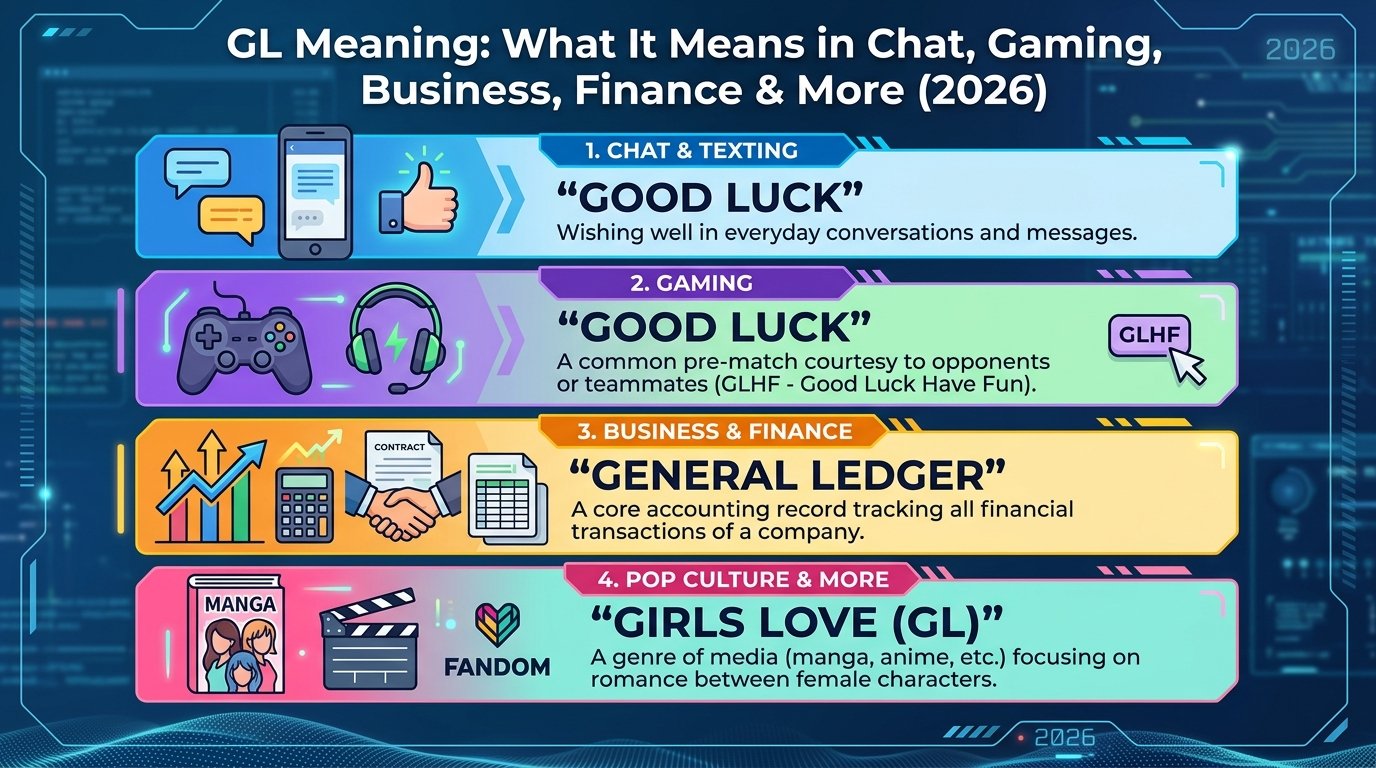 GL Meaning: What It Means in Chat, Gaming, Business, Finance & More (2026)
