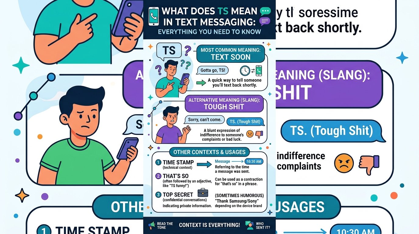 What Does TS Mean in Text Messaging: Everything You Need to Know
